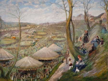 Fidlovačka v Nuselském údolí, J.Minařík, 1884, MMP